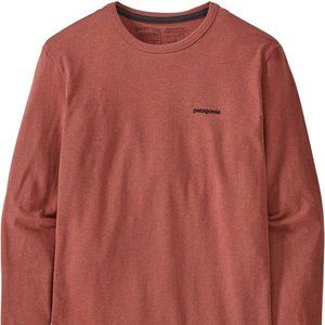 New Patagonia Women's Long Sleeve P-6 Logo Responsibili-Tee T-Shirt Small